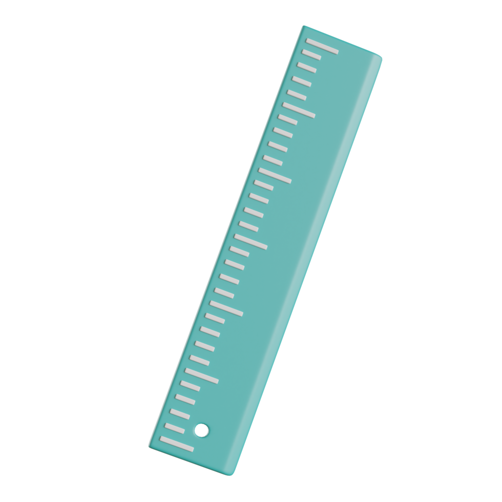 study tools ruler isolated on transparent baclground png