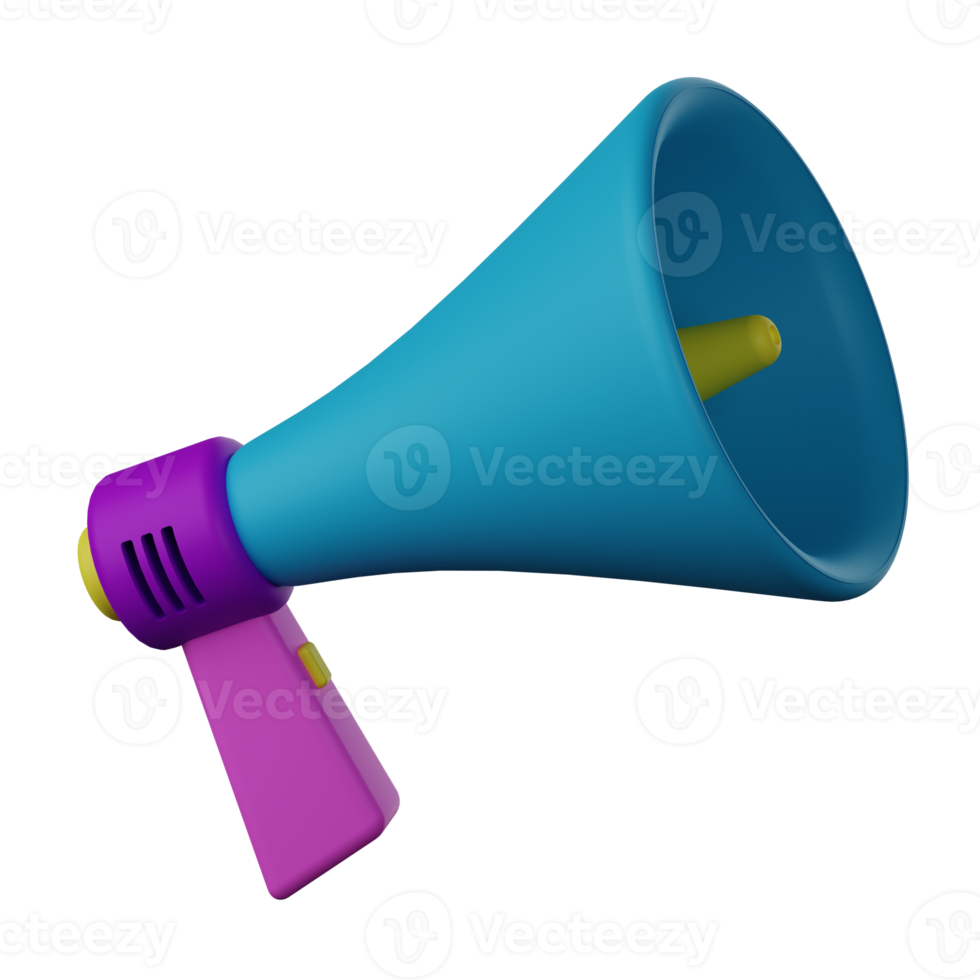 Megaphone 3D Icon png