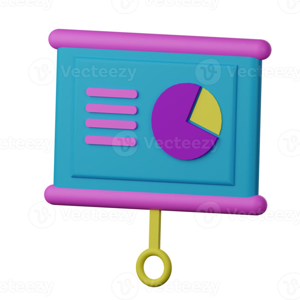 Presentation 3D Icon png