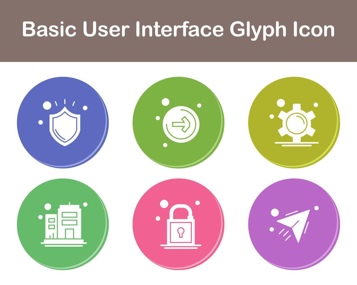Basic User Interface Vector Icon Set