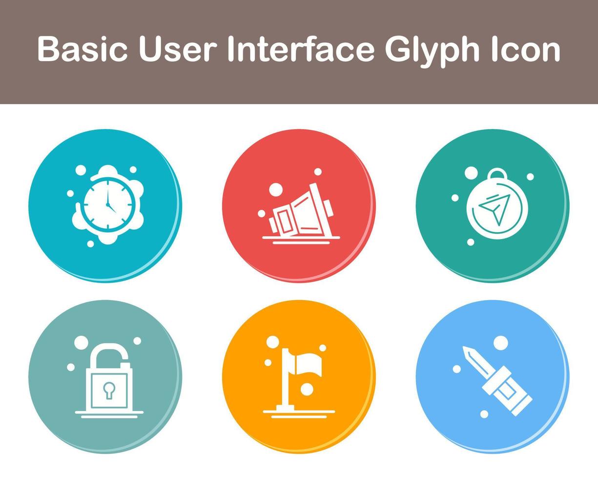 Basic User Interface Vector Icon Set