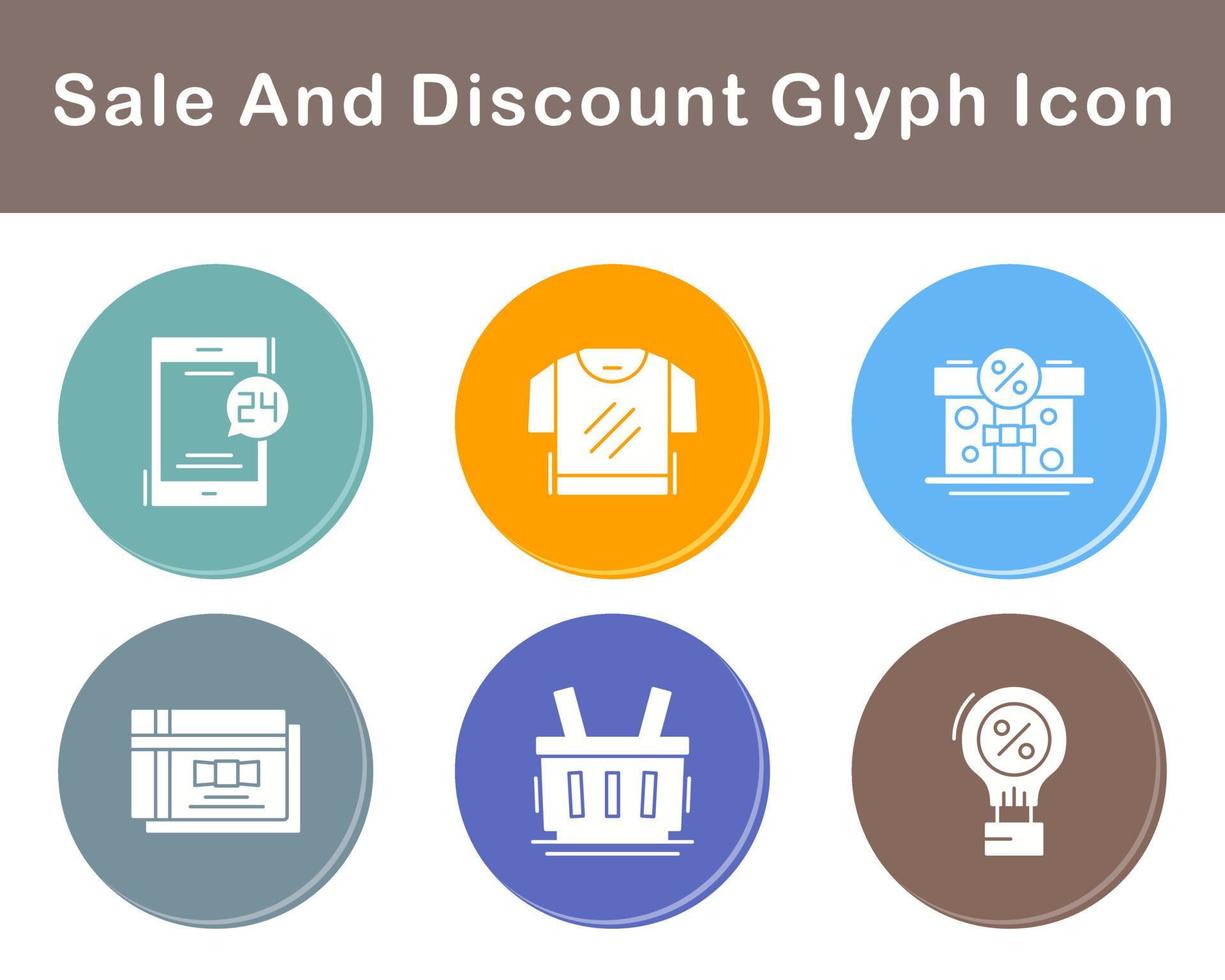 Sale And Discount Vector Icon Set