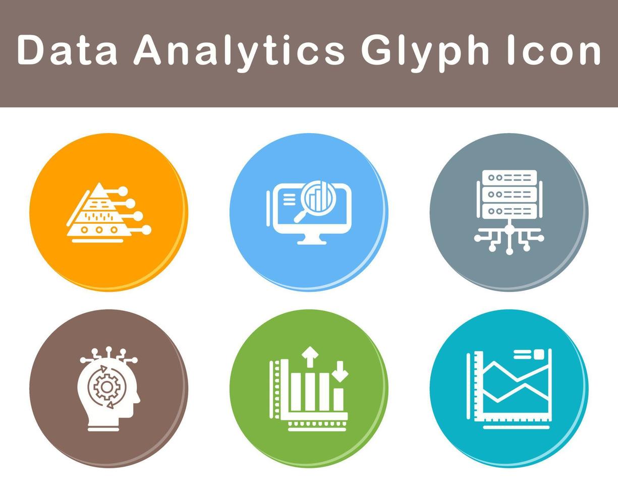 Data Analytics Vector Icon Set