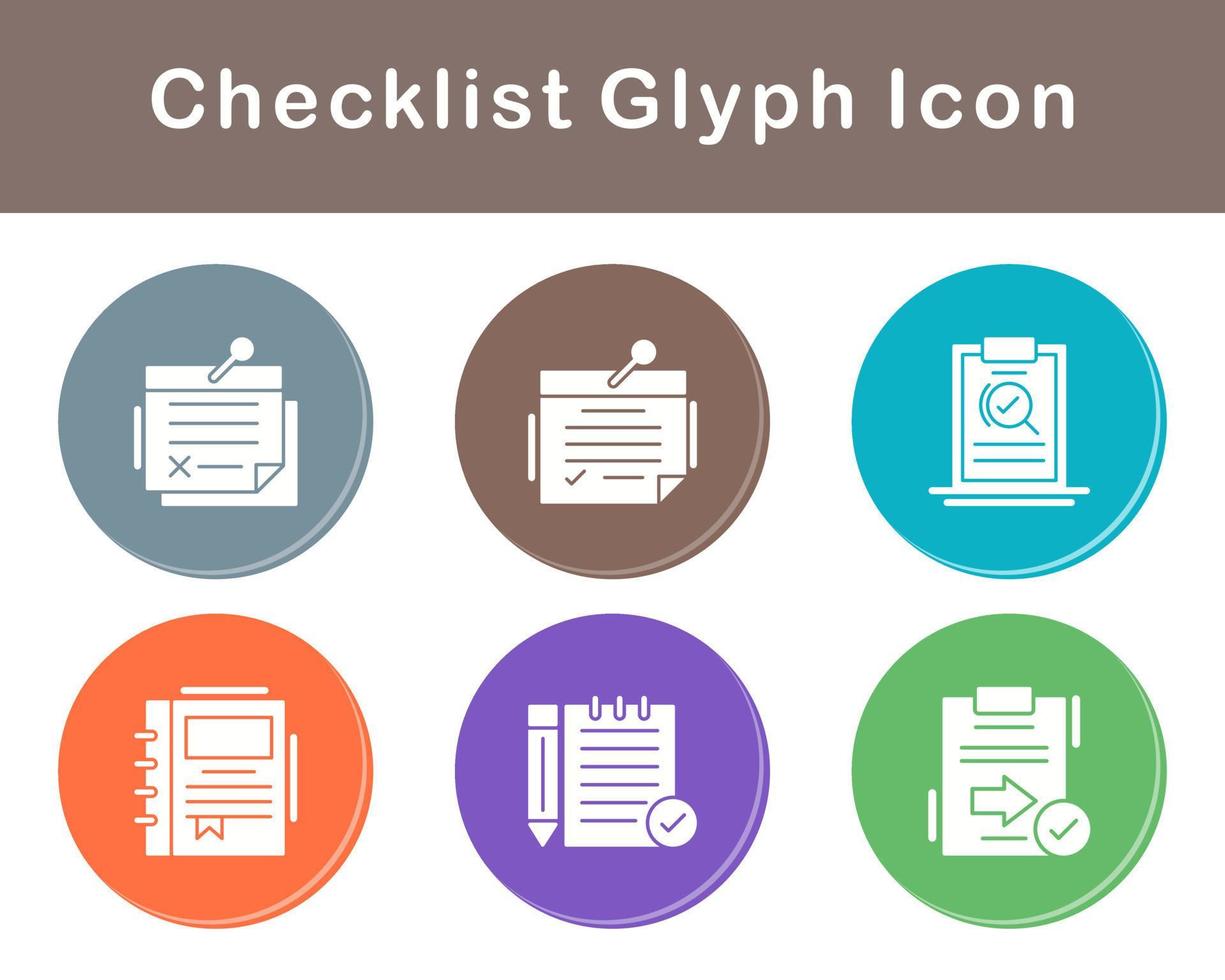 Checklist Vector Icon Set