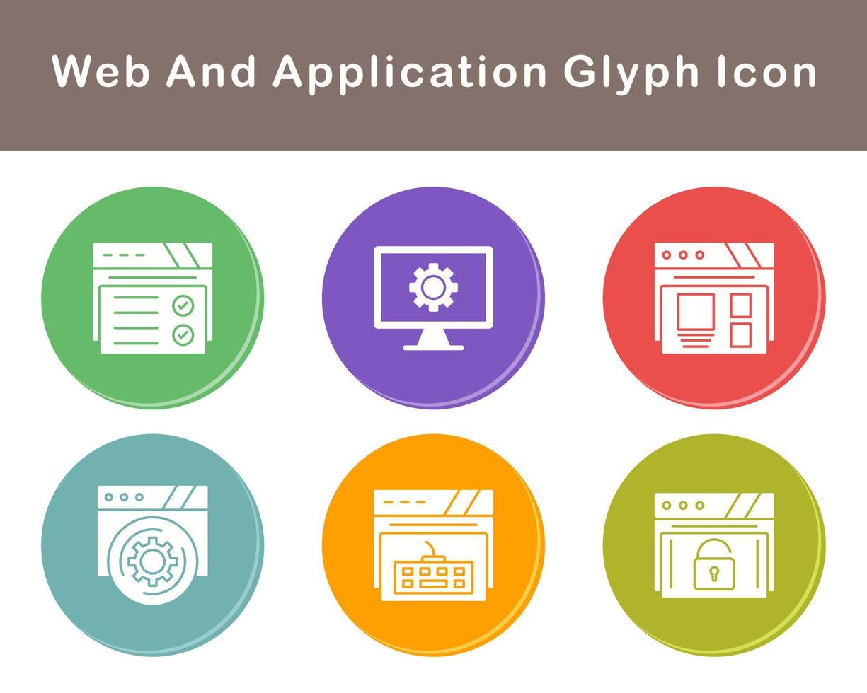 Web And Application Vector Icon Set