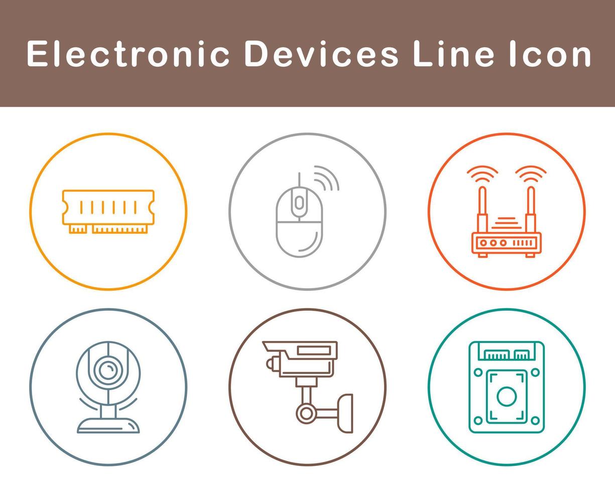 Electronic Devices Vector Icon Set