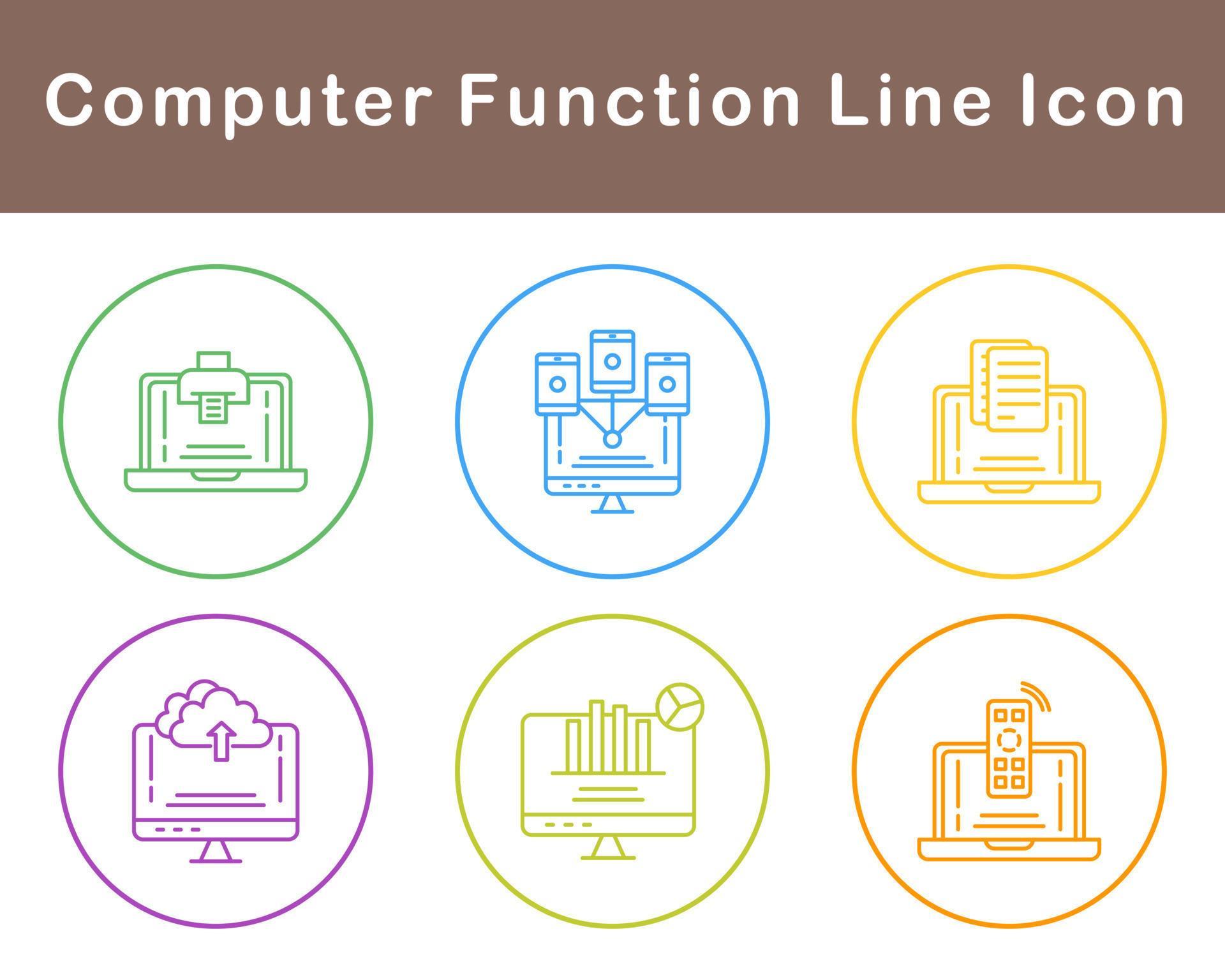Computer Function Vector Icon Set 21508589 Vector Art at Vecteezy