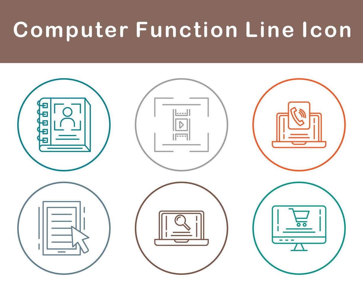 Computer Function Vector Icon Set 21508617 Vector Art at Vecteezy