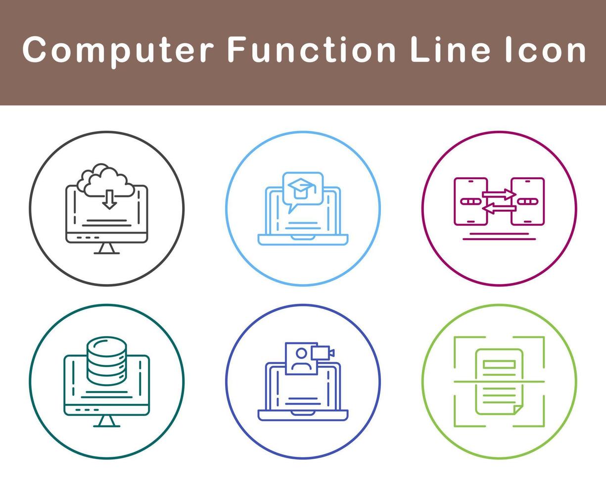 Computer Function Vector Icon Set 21508619 Vector Art at Vecteezy