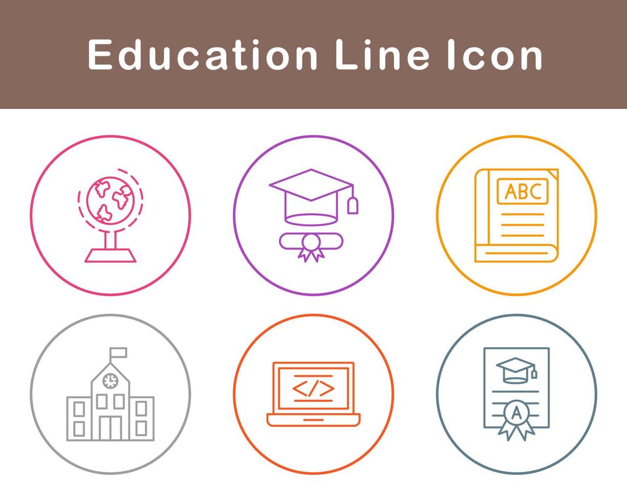 Education Vector Icon Set
