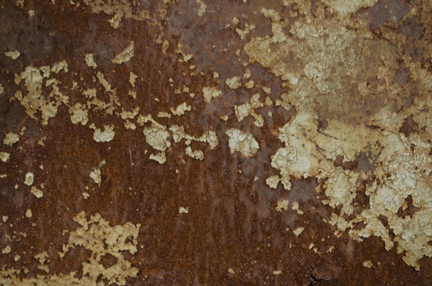 Rust and oxidized background. Old iron panel. Red, brown and black rust on the metal plate. Grunge rusted metal abstract texture. Rusted metal wall. Rusty metal surface with streaks of rust. photo