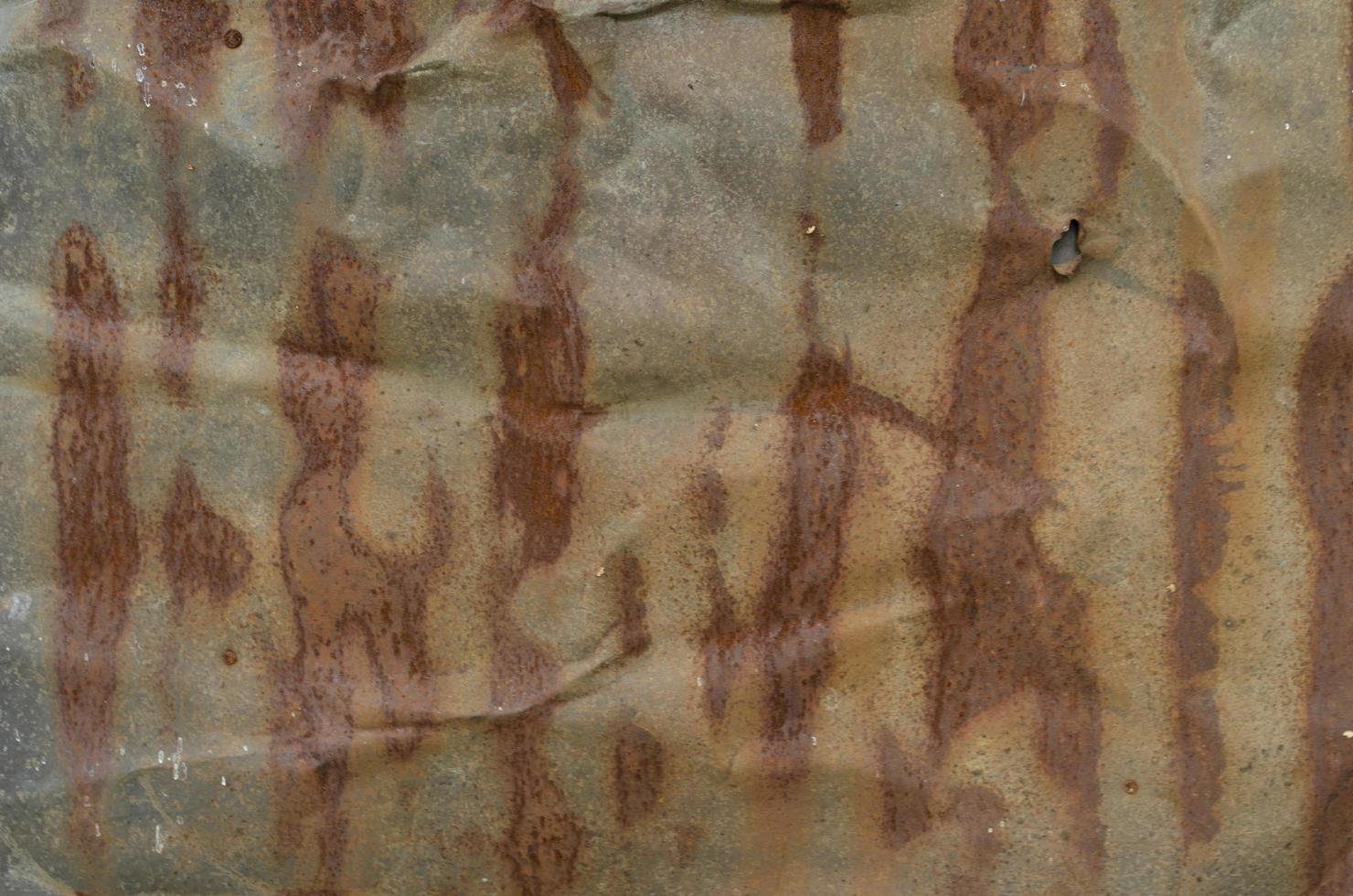 Rust and oxidized background. Old iron panel. Red, brown and black rust on the metal plate. Grunge rusted metal abstract texture. Rusted metal wall. Rusty metal surface with streaks of rust. photo