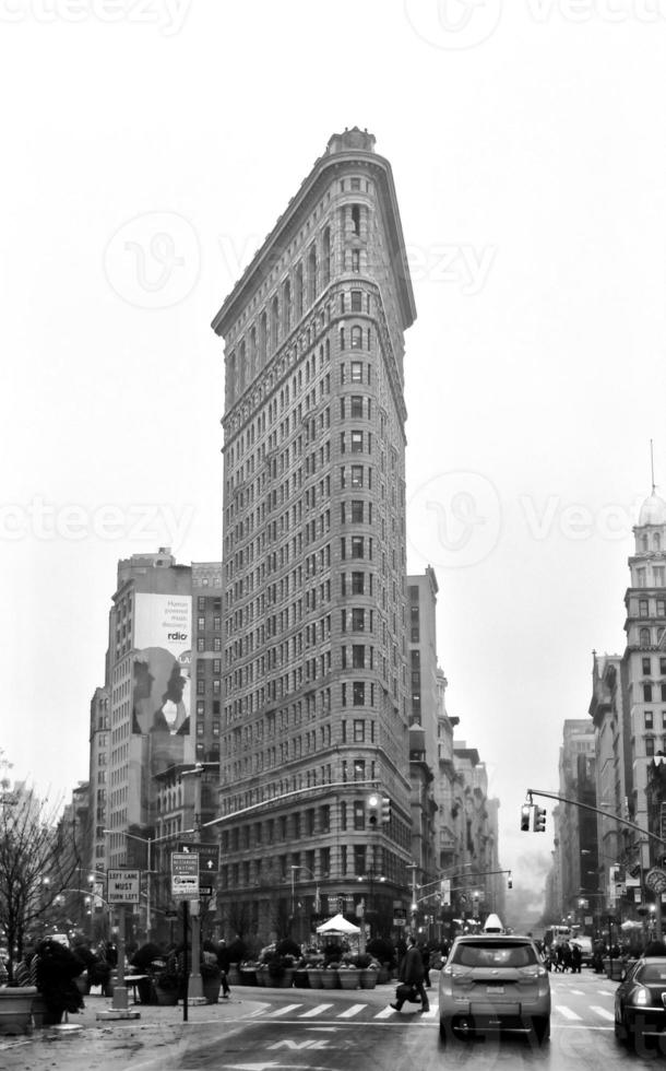 nuevo York ciudad icono plancha edificio foto