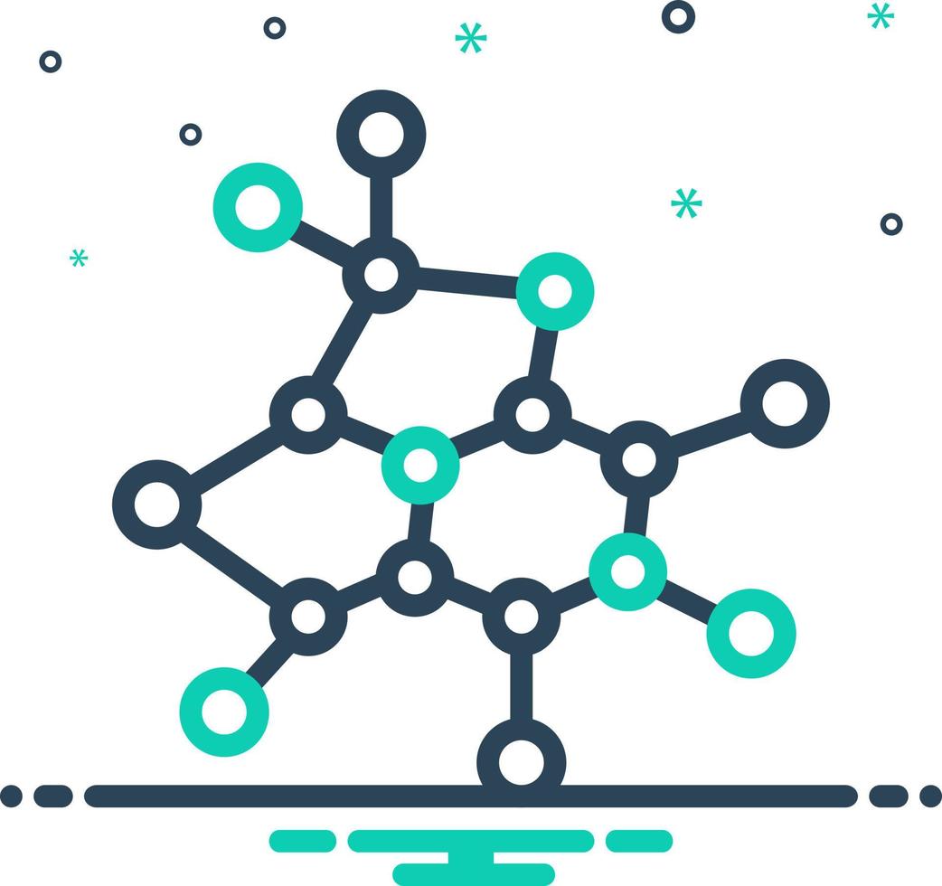 mix icon for oxide vector