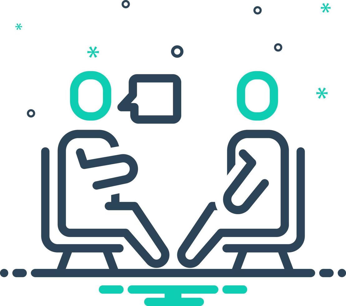 mix icon for specified vector