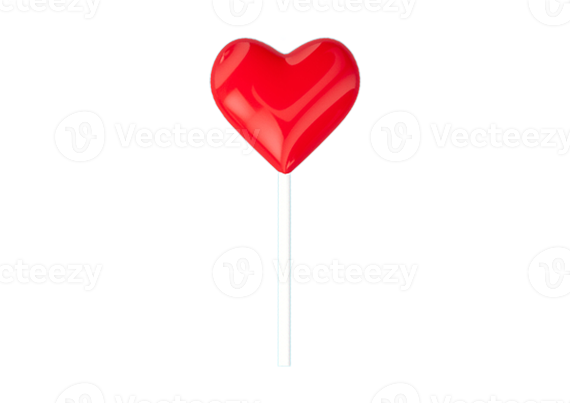 Heart shaped lollipop isolated on a transparent background 21509072 PNG