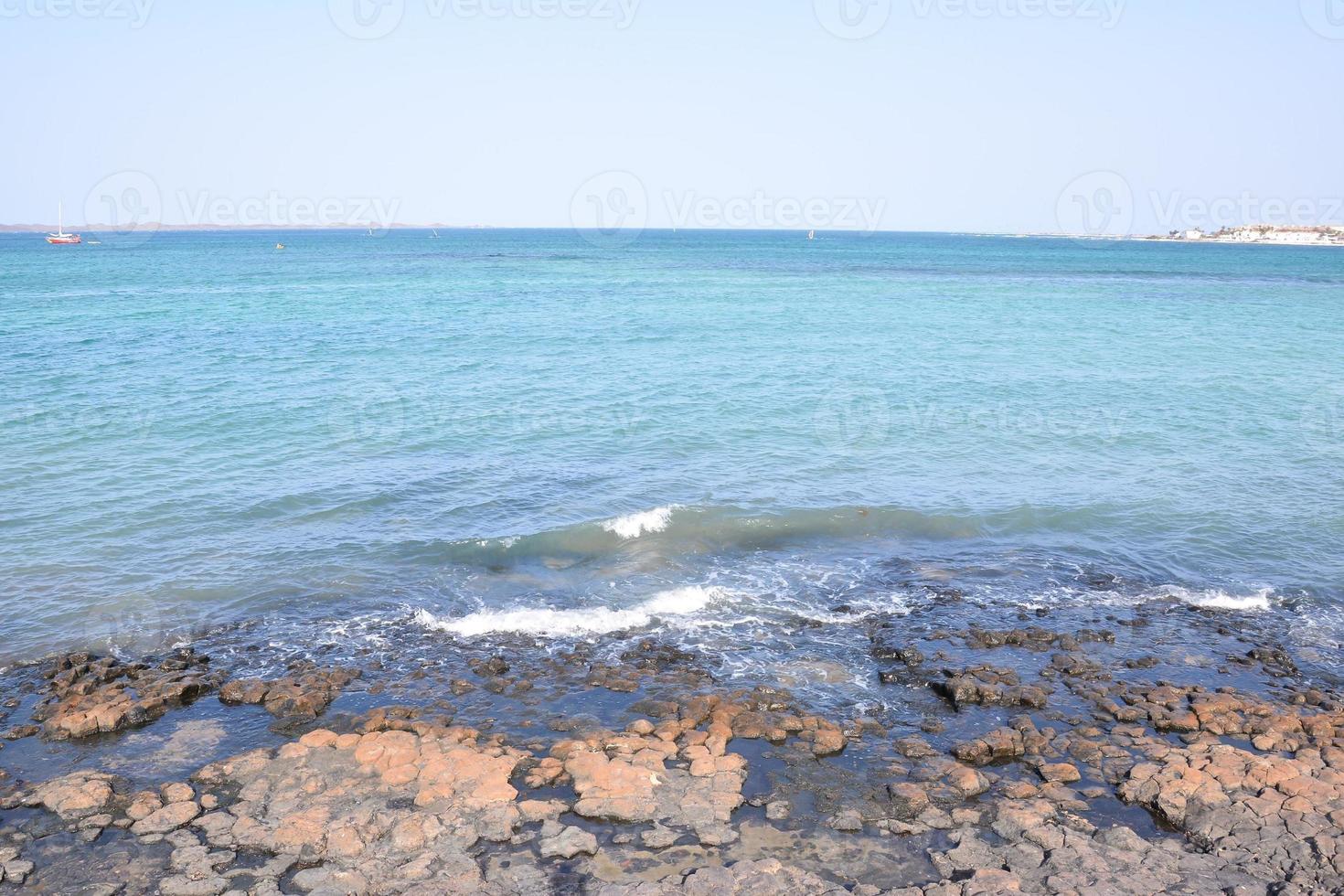 Scenic coastal view photo