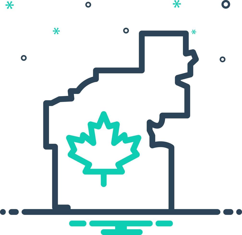 mix icon for edmonton vector