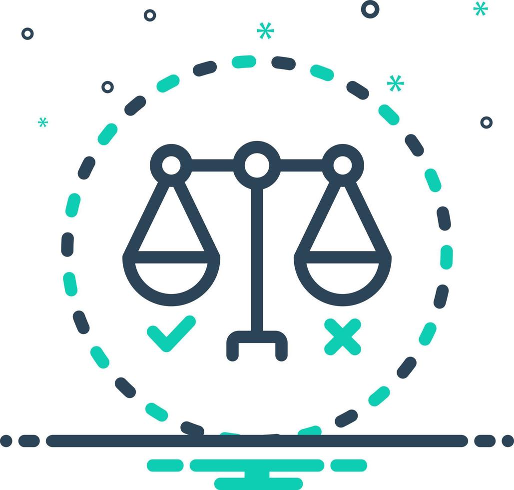 mix icon for moral vector