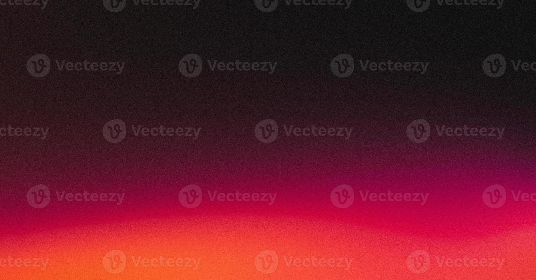 Dark red orange grainy gradient on black background, wide banner size, noise texture effect, copy space photo