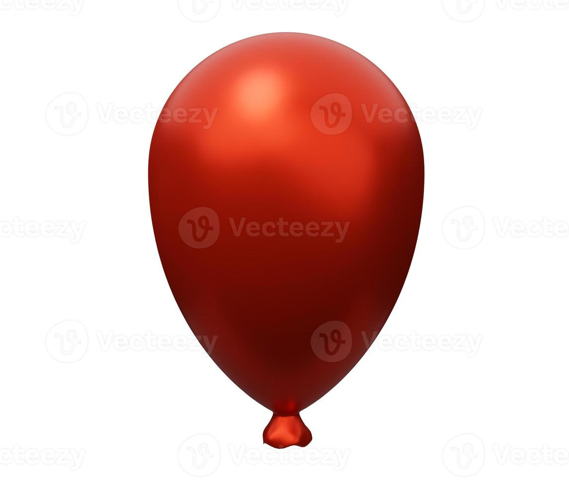 balloon air 3d icon. 3d render cartoon minimal icon illustration photo