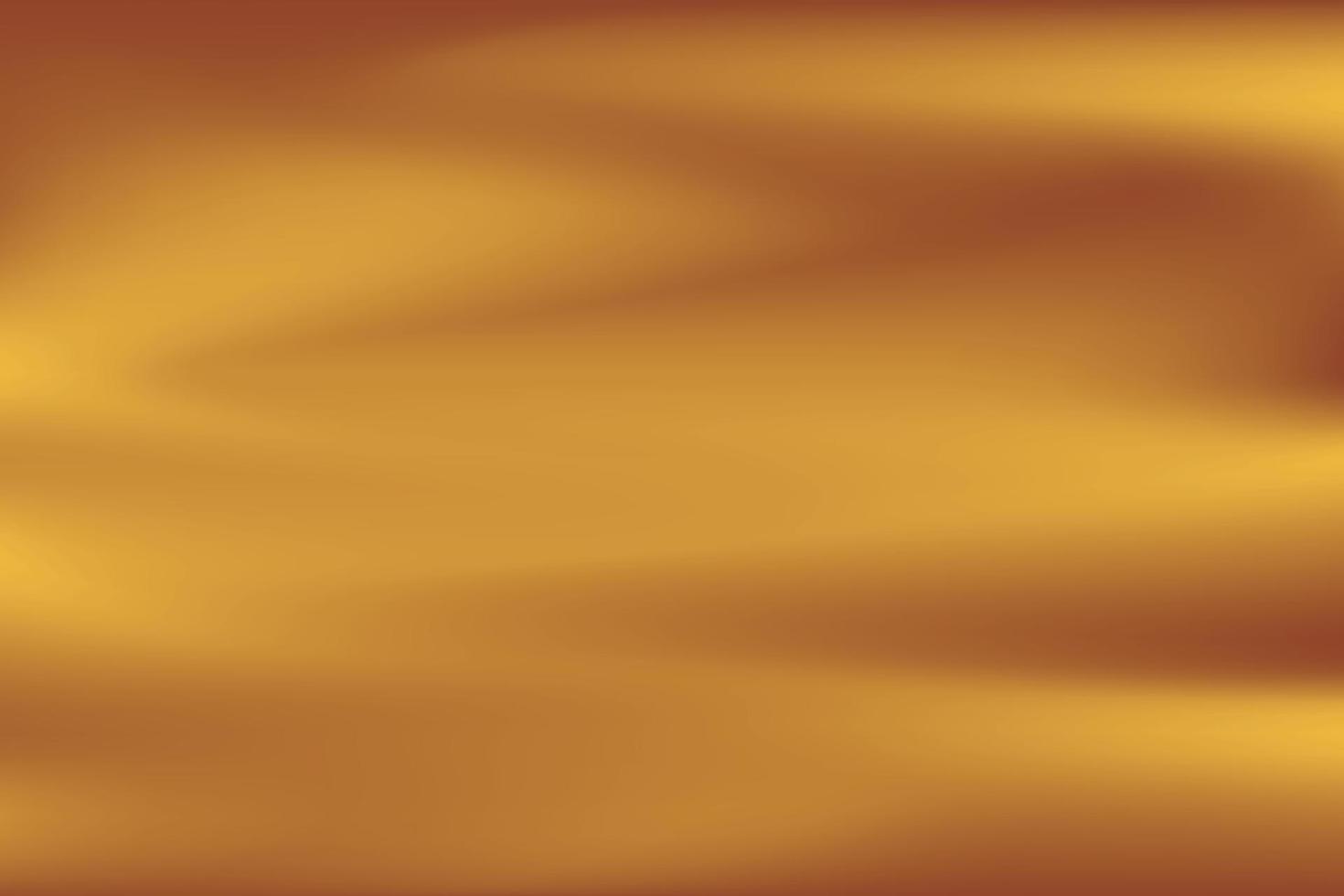 Gold abstract blurred gradient background. Vector illustration