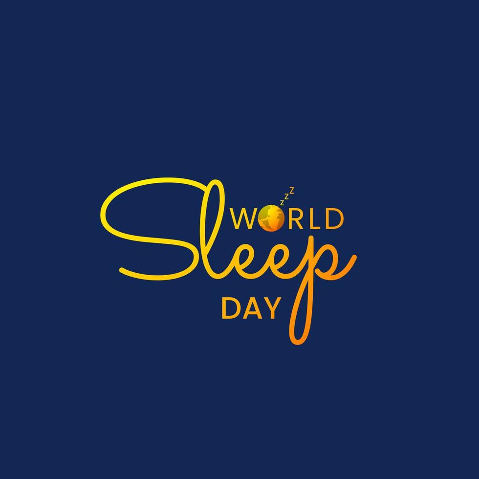 World Sleep Day Social Media Post vector