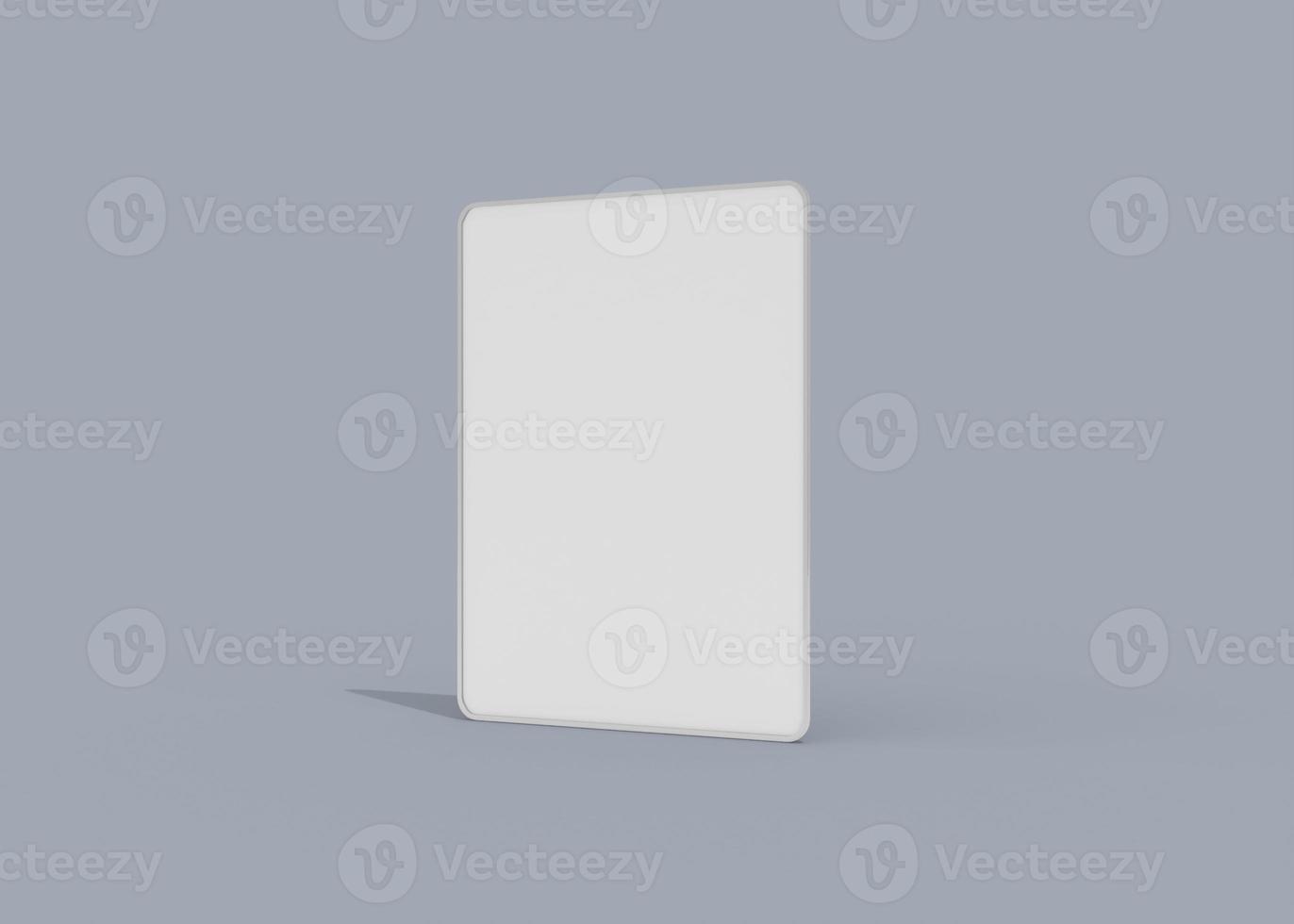 3D rendering tablet screen mockup photo