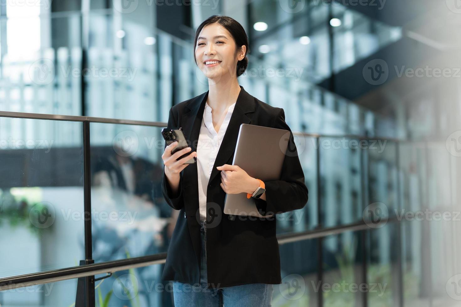 Portrait of a beautiful young Asian businesswoman at the company photo