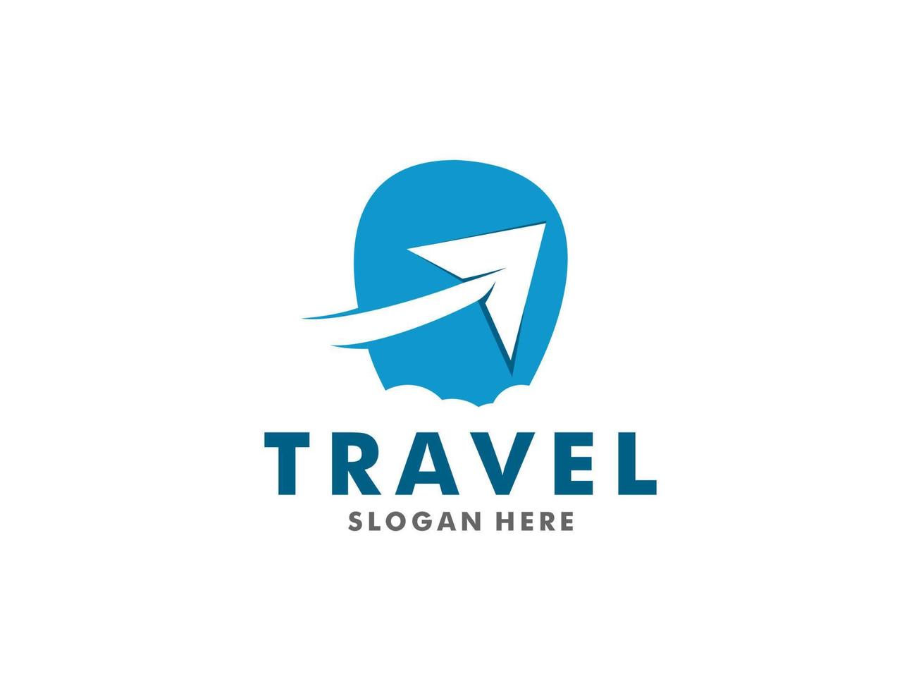 Travel logo template design vector