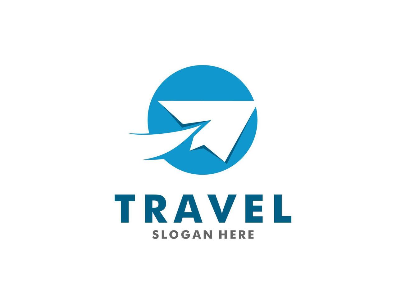 Travel logo template design vector