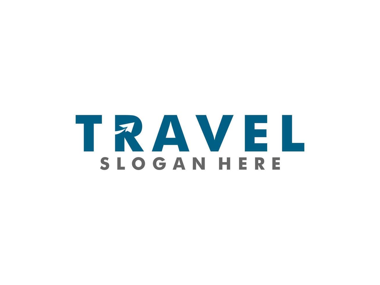Travel logo template design vector