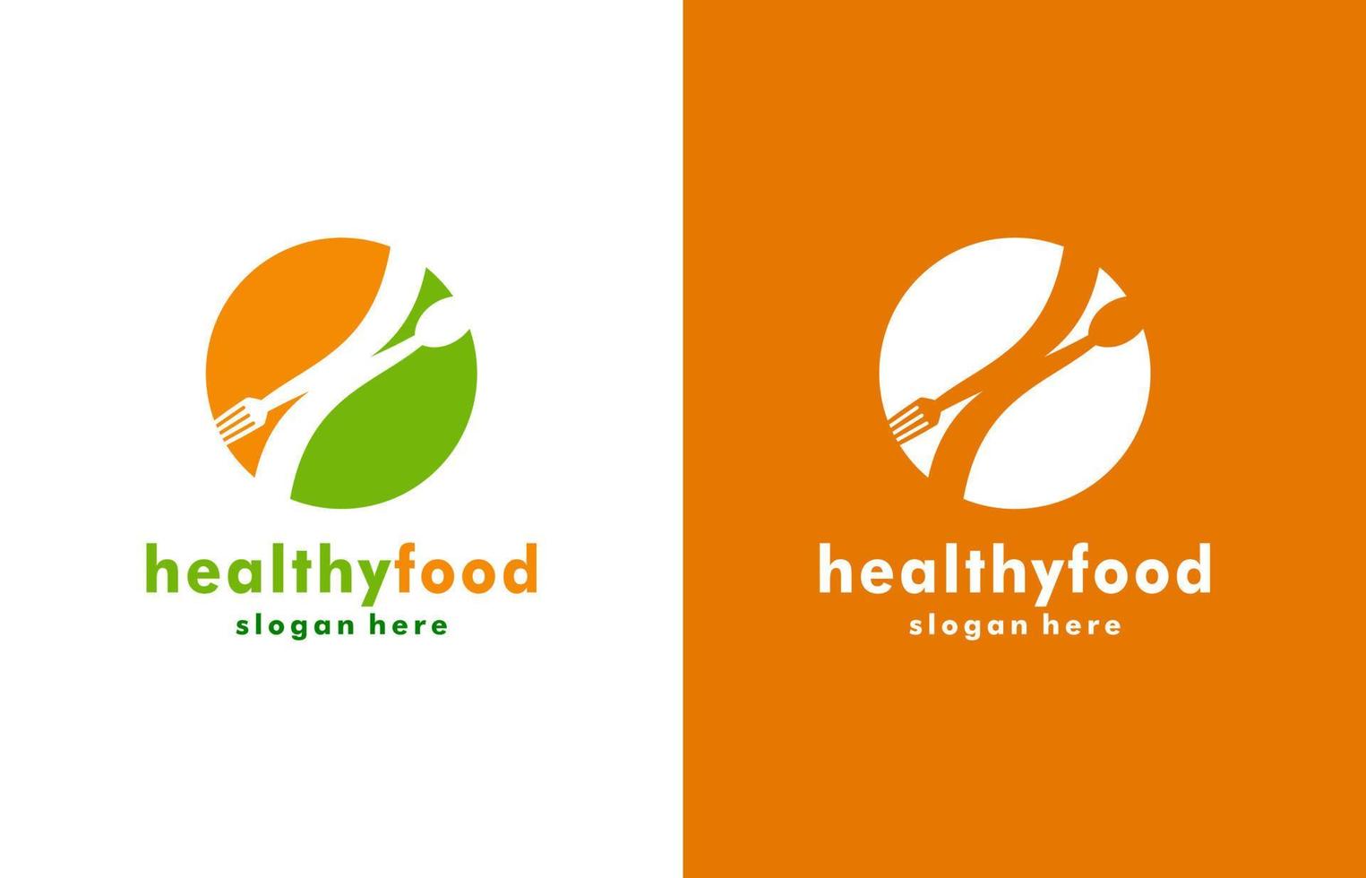 Healthy Food Logo design vector Template