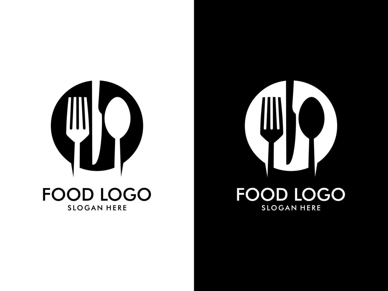 inicial letra o comida logo, comida logo vector