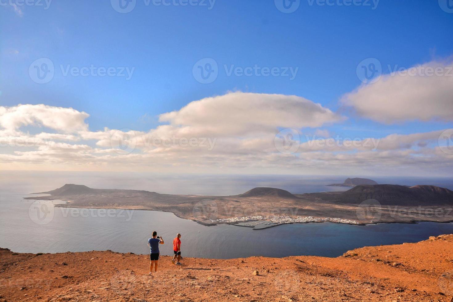 Scenic coastal view photo
