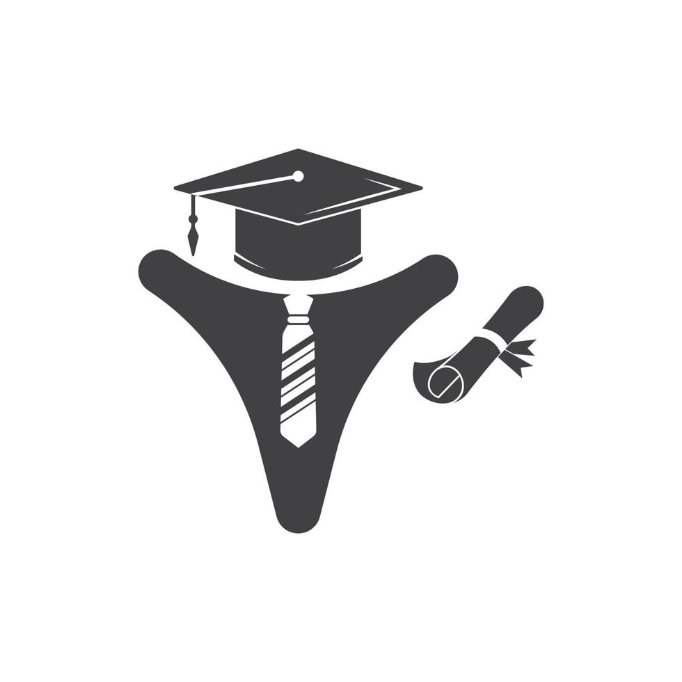 graduation cap diploma with people character vector illustration design
