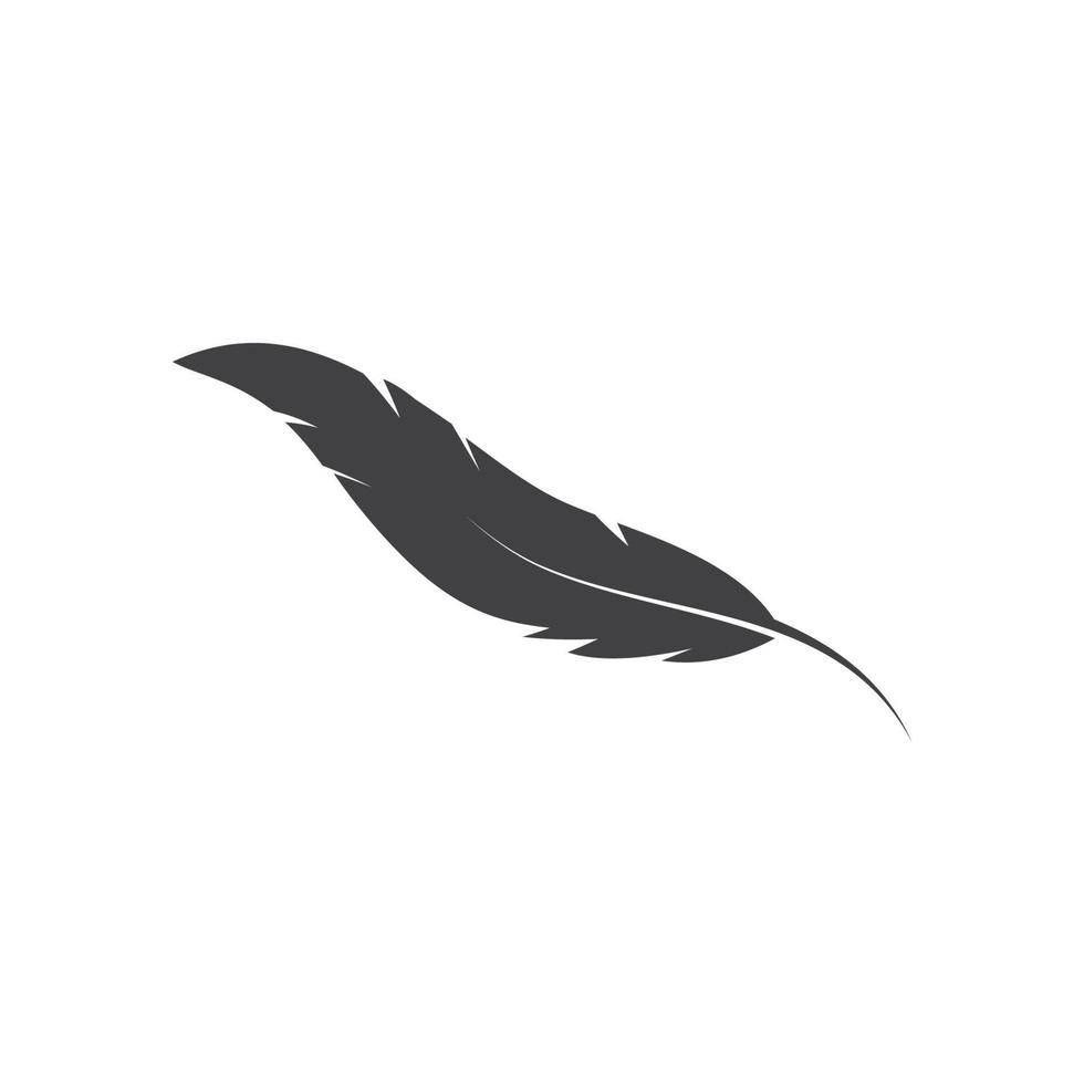 feather icon illustration vector template