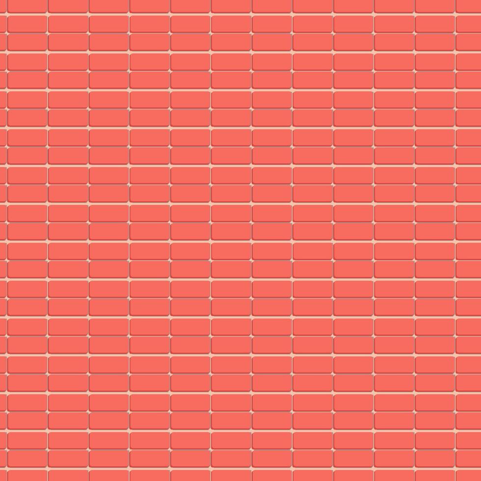 Seamless boho patterns with orange brick wall. Contemporary minimalistic trendy pink backgrounds for kids. Vector illustration Flat web design element for website or app, graphic design, logo