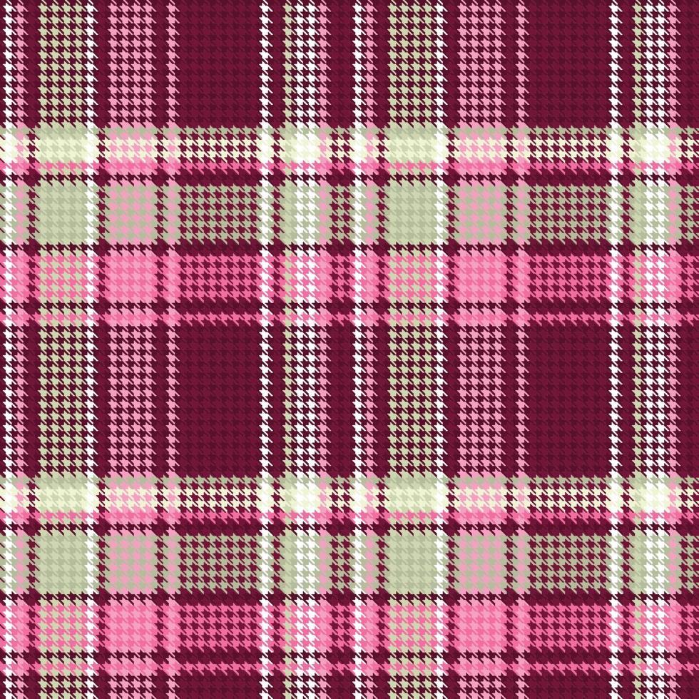 TARTAN HOUNDSTOOTH 03 vector