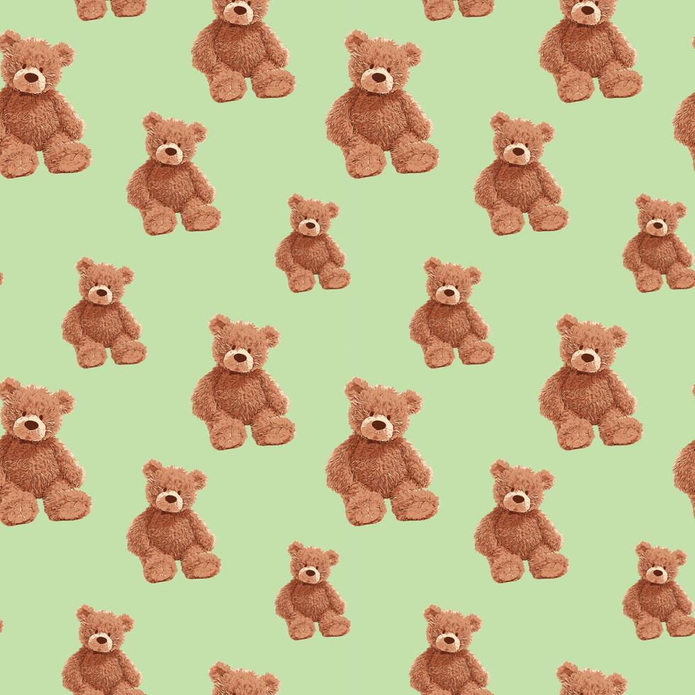 TEDDY BEAR PATTERN 01 vector