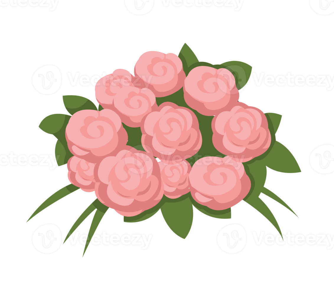pastel hand draw flowers png