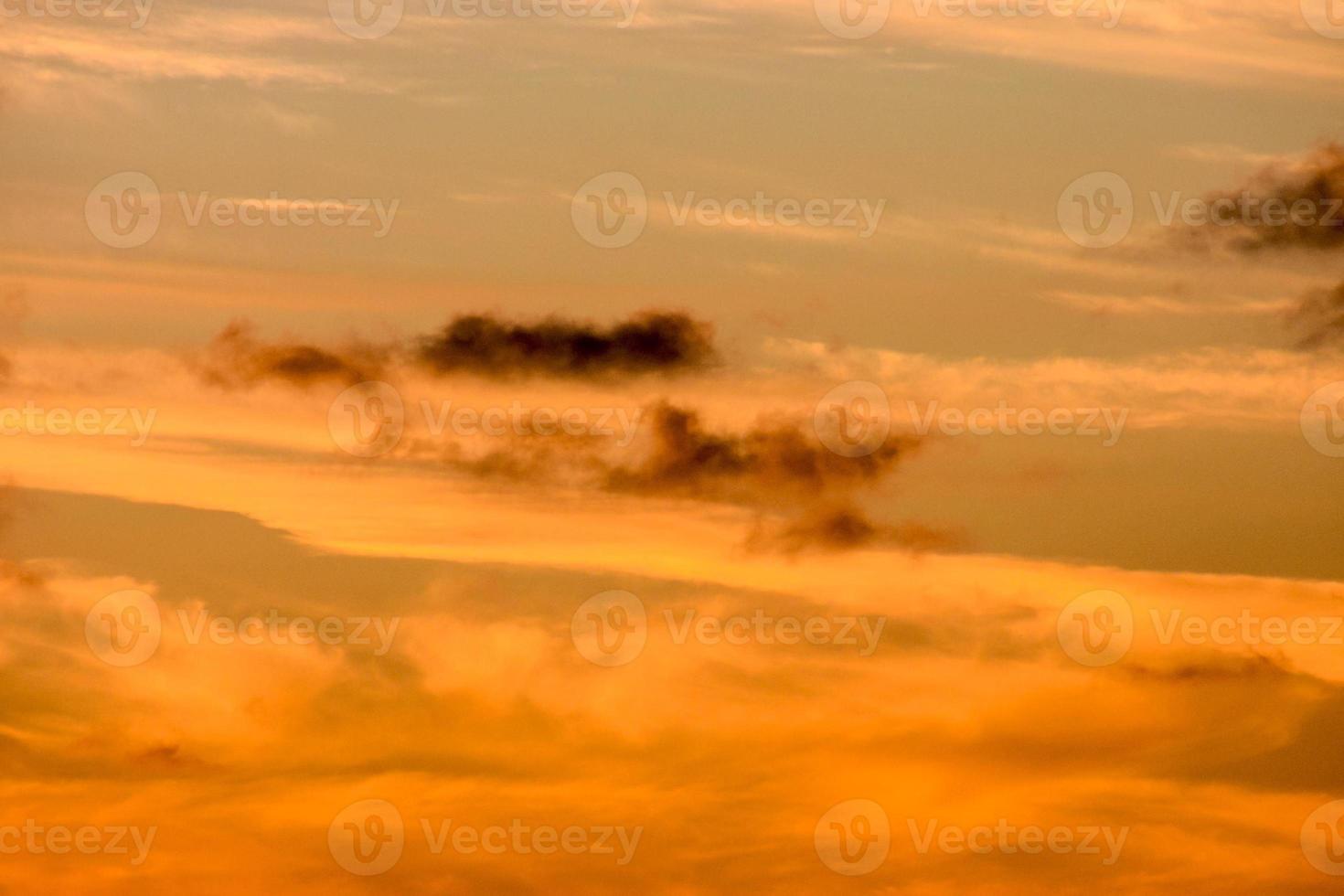 Colourful sunset sky photo