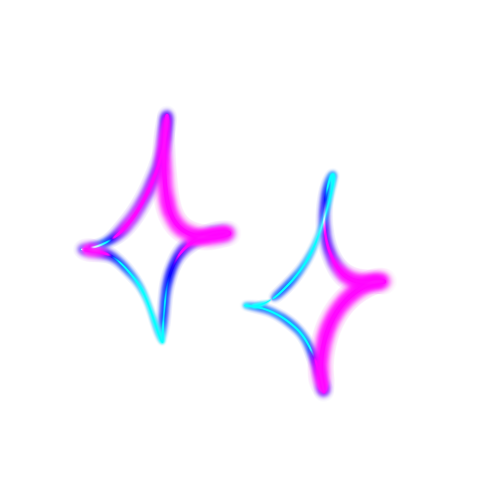 Elements Neon Retro style 80s. png