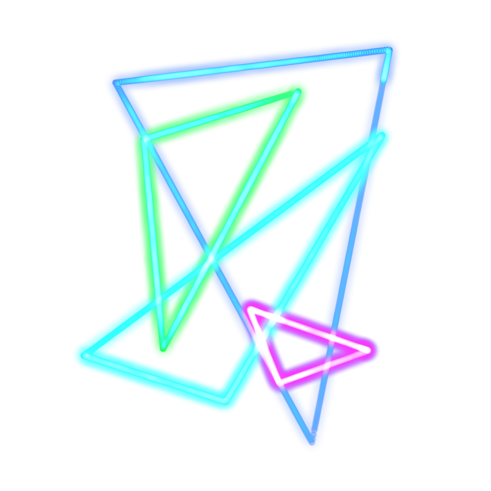 Elements Neon Retro style 80s. png