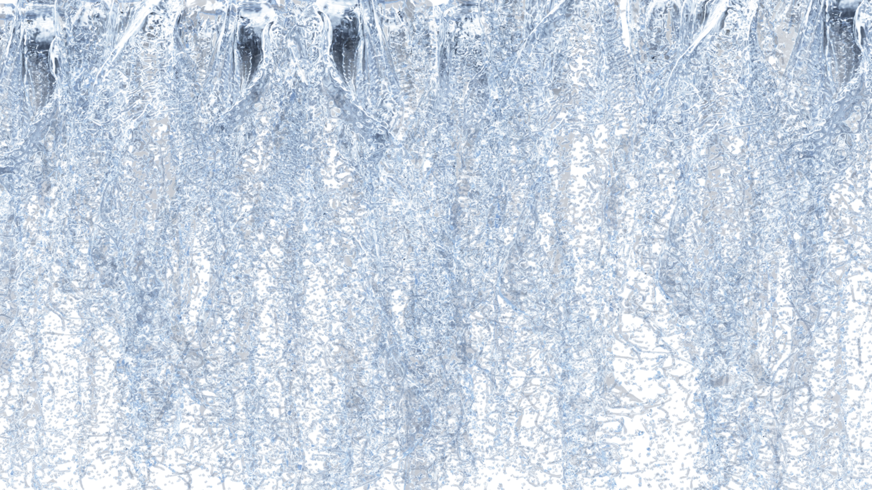 Waterfall texture render, 4k. 3D Illustration. png