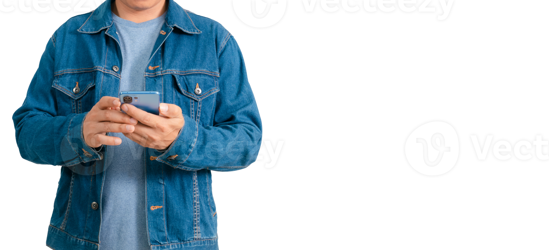Asian man in shirt and jeans png