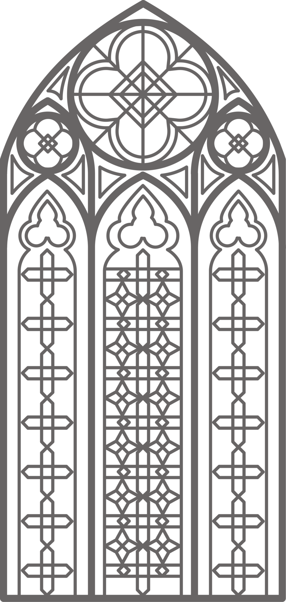 gothic-window-outline-illustration-silhouette-of-vintage-stained-glass