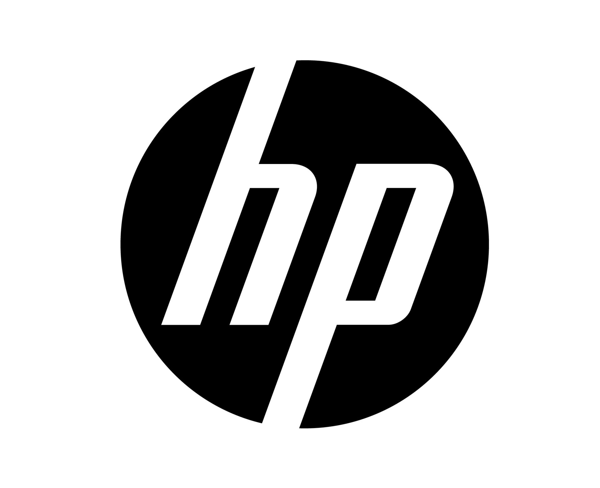 HP Brand Logo Laptop Symbol Black Design Usa Computer Vector Illustration  21515169 Vector Art at Vecteezy