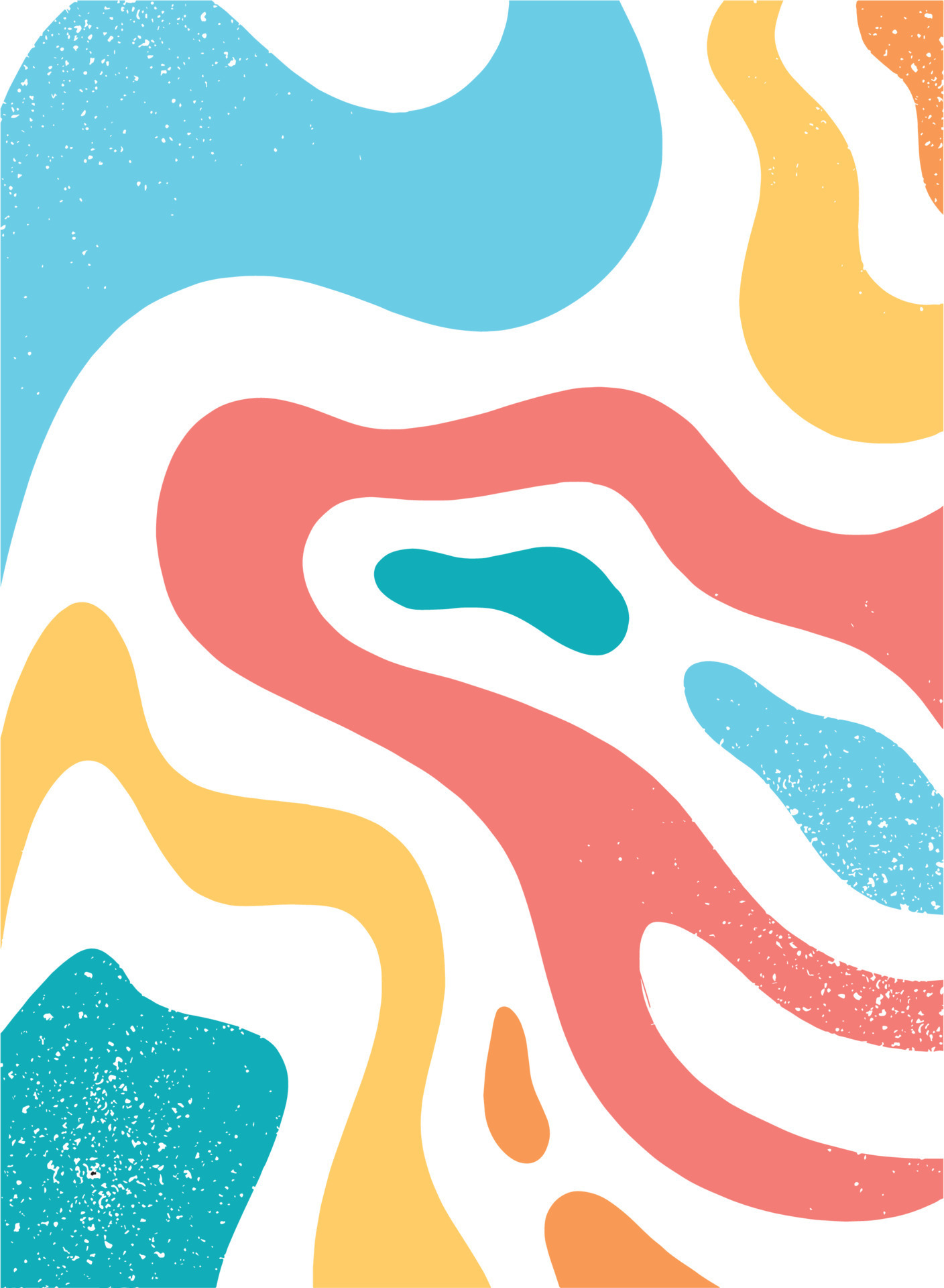 hente Subjektiv Falde sammen Groovy wallpaper, print, background with abstract shapes and wavy stripes.  Good for funky and retro social media templates, covers, cards, posters,  banners, etc. EPS 10 21515463 Vector Art at Vecteezy