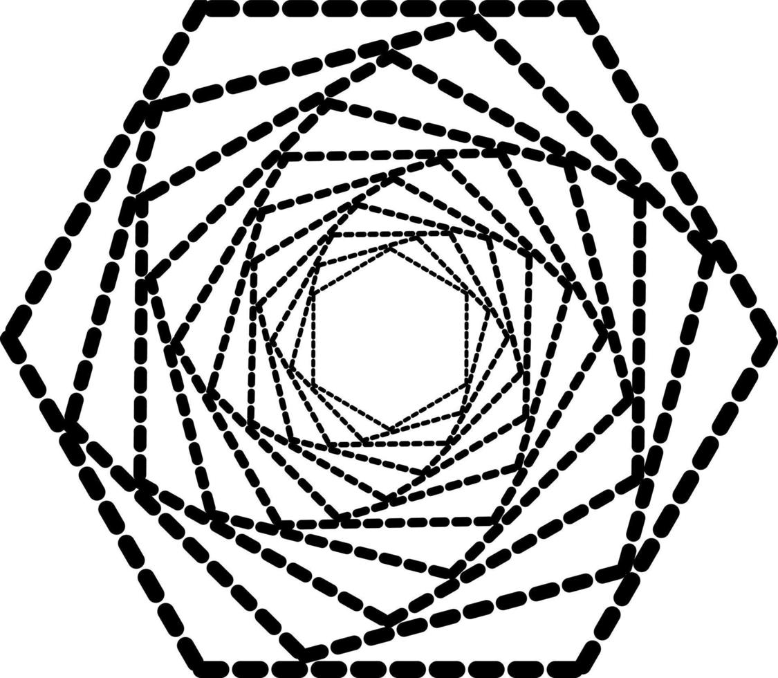 Dynamic Vector Hexagon shape that you can use as logo, symbol, background, icon, etc.